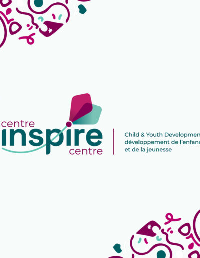 Inspire Logo with Pattern